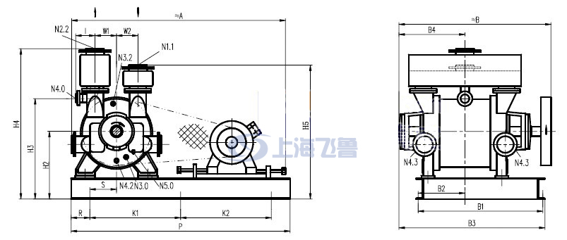 2BE1 403/405/406Ƥ(dng)ˮh(hun)ʽձðbߴ